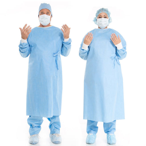 Disposable Isolation Gown AAMI Level 2 (100 Gowns/Case)